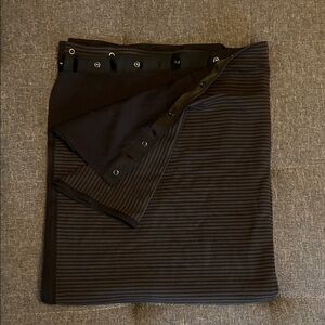 lululemon athletica Black Striped Wrap